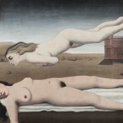 Paul Delvaux - De Droom, 1935 olieverf op doek 151 x 176 cm. © Fondation Paul Delvaux , Sint-Idesbald/Belgium, c/o Pictoright Amsterdam 2017