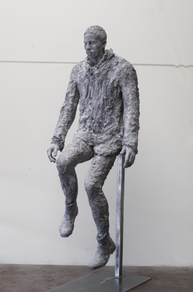 Lotta Blokker, Falling Man, 2019, was, bruikleen van de kunstenaar