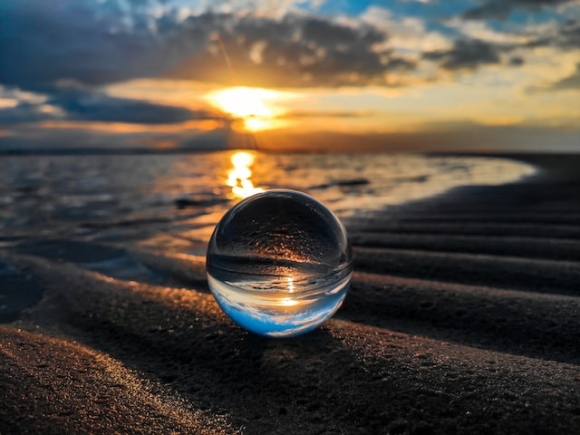 orb op het strand