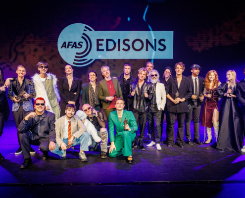 Groepsfoto winnaars Edison Pop 2023