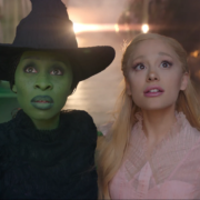 Cynthia Erivo en Ariana Grande als Elphaba en Glinda